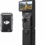 DJI Osmo Pocket 3 Creator Combo, Vlogging Camera with 1” CMOS & 4K/120fps Video, 3-Axis Stabilization, Face/Object Tracking, Mic Included for Clear Sound, UAE Versionsubject tracking, microphone included for clear sound, small camera for shooting