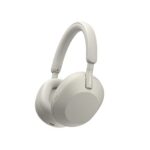 Sony WH 1000XM5 Noise Cancelling Wireless Headphones 30 hours battery life Over ear style Optimised for Alexa , Silver
