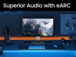 BenQ MOBIUZ EX271QZ 27” 2K QHD Gaming Monitor, 3rd Gen QD-OLED, 500Hz, 0.03ms, HDMI2.1, USB-C, - Image 2