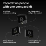 RØDE Wireless PRO Compact Wireless Microphone System with Timecode, 32-bit Float On-board Recording, - Image 3