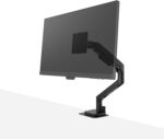 BenQ BSH01 Ergo Monitor Arm, Gas Spring Desk Mount 17–45" up to 20kg, Heavy Duty, Curved Monitor Compatible, Top Clamp/Grommet, No Sag, VESA 75x75/100x100, - Image 4
