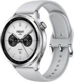 Xiaomi Watch S4 Silver Smartwatch 1.43 AMOLED display, Long battery life, Bluetooth calling, Noise reduction, Advanced health detection