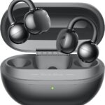 SOUNDPEATS POP Clip Open Ear Earbuds, Bluetooth 5.4 Clip-On Headphones, Lightweight Comfort, AI Call Noise Cancellation with Dual Connection,
