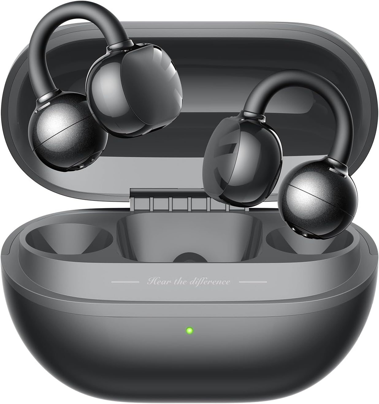 61nTOfRTSGL._AC_SL1500_ SOUNDPEATS POP Clip Open Ear Earbuds, Bluetooth 5.4 Clip-On Headphones, Lightweight Comfort, AI Call Noise Cancellation with Dual Connection, - Image 1