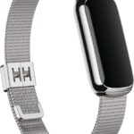 Fitbit Luxe Platinum Stainless Steel Mesh Accessory Band