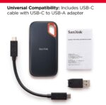 SanDisk 2Tb Extreme Portable Ssd - Up To 1050Mb/S - Usb-C, Usb 3.2 Gen 2 - - Image 3