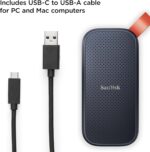 SanDisk 1TB Portable SSD - Up to 800MB/s, USB-C, USB 3.2 Gen 2 - SDSSDE30-1T00-G26 - Image 4